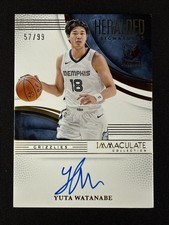 Yuta Watanabe Auto 2024-25 Panini Immaculate Collection Heralded /99 #HRS-YUT
