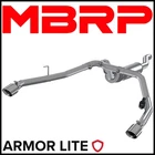MBRP S5538AL Armor Lite 2.5" Cat Back Exhaust fits 2020-2026 Jeep Gladiator 3.6L