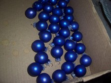 Glass Christmas Ball Ornaments 30 count 1 inch purple d asst