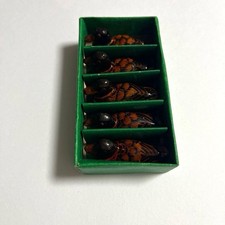 Set of 5 wooden bird-shaped chopstick rests