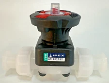IPEX Manual Diaphragm Valve PVDF Body, Food, Dairy, Pharmaceuticals Industrial