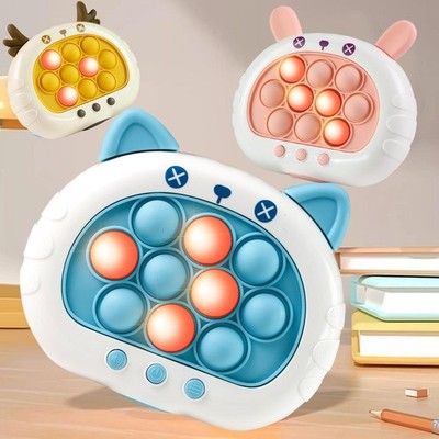 Quick Push Pop Game Toy Fast Push Bubble Stress Relief Kids Handheld Game