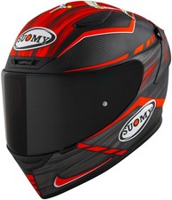 Suomy TX-Pro Johnson Replica Full Face Helmet (Matte Carbon/Red) Size: L (59)
