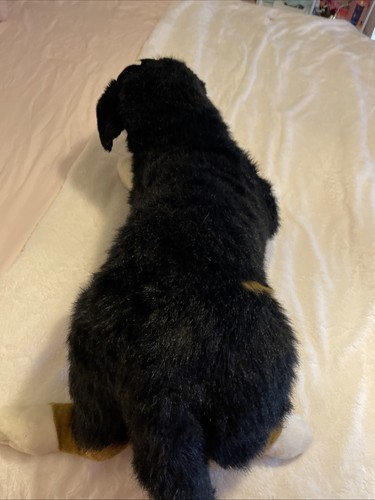 Vintage Prima E&J Classic Plush Bernese Mountain Dog Huge 27" Brown Black Puppy - Picture 4 of 6