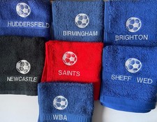 Is your football team here  face flannels/cloth  £3.50 including P&P