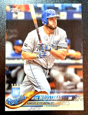 2018 TOPPS SERIES 1 #173 - MIKE MOUSTAKAS - KANSAS CITY ROYALS CARD