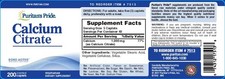 Puritan's Pride Calcium Citrate 200 mg - 200 Caplets
