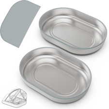 Stainless Steel Bowl for Automatic Microchip Cat Pet Feeder, Sealing Ring Design
