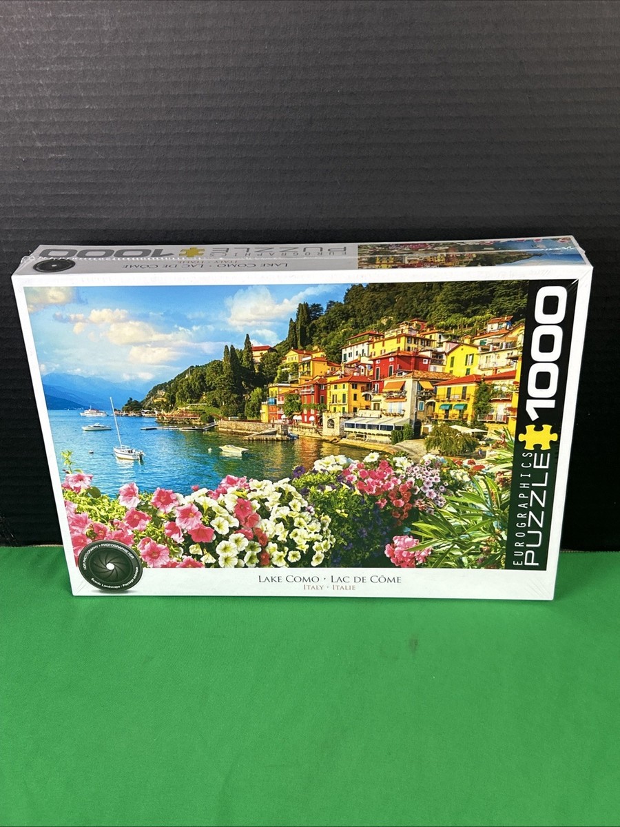 Puzzle 1000 Pezzi Empireposter - Lago Di Como, Italia, Formato 68x48 Cm, Cartone Di Qualità