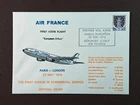 1974 Air France First Airbus A300B Flight Paris-London F-BVGA Flown Cover