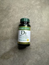 Nature's Bounty Vitamin D3 125mcg 5000 IU 150 Softgels EXP 10/2027