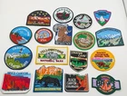 Collection of 17 National Park Patches Iron-On Mixed Parks Souvenir