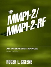 MMPI-2/MMPI-2-RF : An Interpretive Manual, Hardcover by Greene, Roger L., Bra...