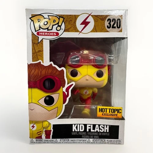 Funko Pop! Heroes: Kid Flash #320 Hot Topic Exclusive DC Universe {XX}