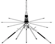 DISCONE BROAD SCANNER PLUS CB TX BASE ANTENNA  T-734  25 TO 1300 MHZ PLEASE READ