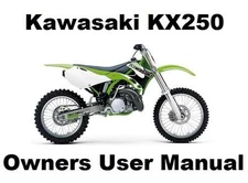 KX250 Owners Workshop User Manual PDF files for KX 250 Motocross Service