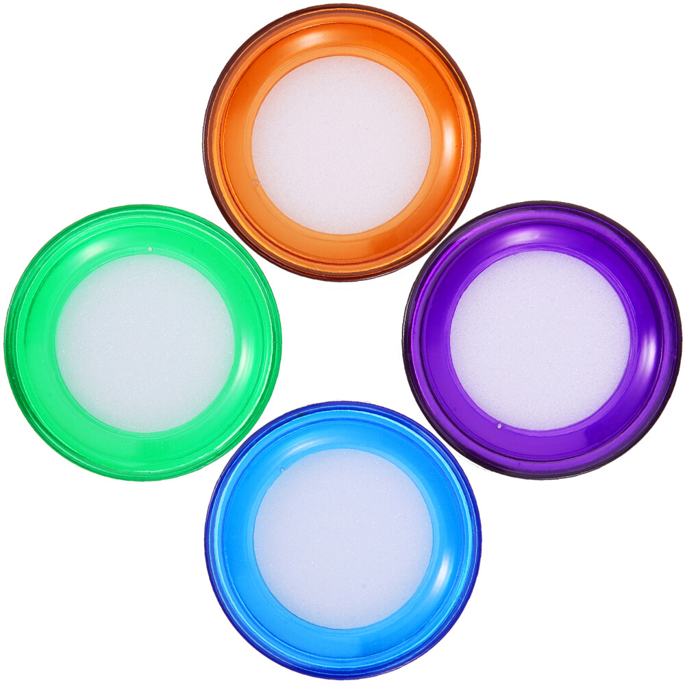 4pcs Cash Counting Finger Wet Finger Wet Sponge Tools Creative Finger