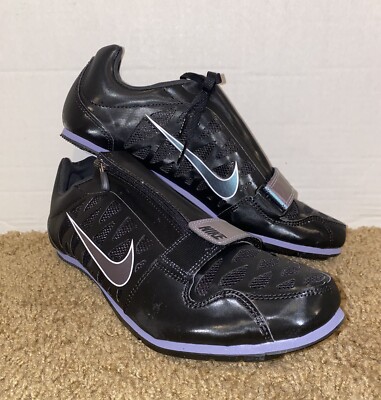 Nike Zoom Long Jump 4 Size 9.5 Track And Field Spikes 415339-004 Black Indigo