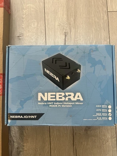 Nebra HNT Indoor Hotspot Miner (ROCK Pi Version) 868Mhz with outdoor antenna