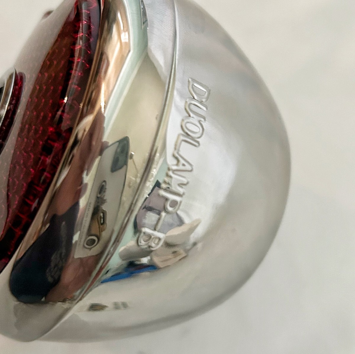 1933-36 Ford Tail Light w/ Blue Dot- R/H - POLISHED S/S- Hot Rod