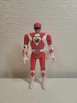 1995 Mighty Morphin Power Rangers RED Flip Head 5.5" Action Figure Bandai - Image 1 of 4