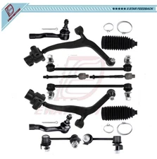 Fits 2003-2008 INFINITI FX35 12Pcs control arm ball joint tie rod end sway bar