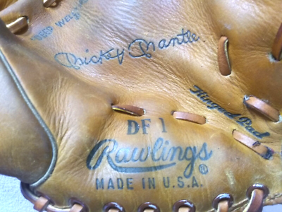Rawlings Baseball Glove RHT Mickey Mantle DF1 Lightweight Model