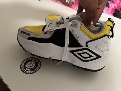 Umbro Men's Run M White/Blazing Yellow Running Shoes