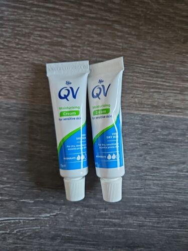 QV Moisturising Cream X2 15g For Sensitive Skin, New