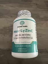 Del Mar Health Max-LyZinC 180ct - Exp08/25.  848ae
