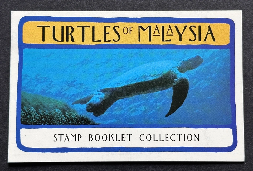 1995 Malaysia Marine Life Turtles 10v Stamps Booklet CTO 1st Day issue (Lot F) - Image 3 of 4