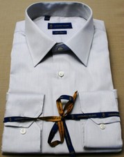 Men's Shirt 100 Cotton Col. Light Gray art.C4 Sleeve 33 Inch