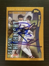 2002 Topps #334 Bud Smith St Louis Cardinals Signed Card Autographed