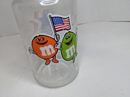 Tarro de dulces vintage de los Juegos Olímpicos de Los Ángeles 1980 de M&M de almacenamiento coleccionable M&M usado - Imagen 3 de 8