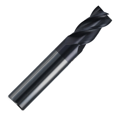 3/4'' 4 Flute Single End Variable Index HP Carbide End Mill AlCrTiN Coated