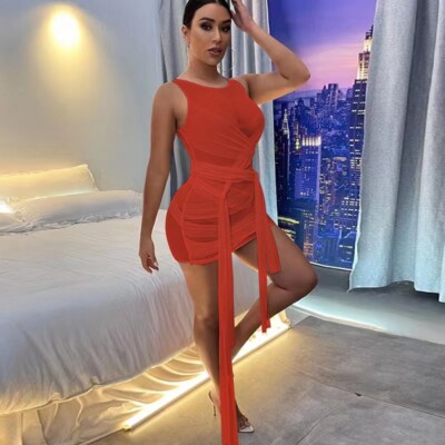 white christmas dresses Off Track Black Bodycon Midi Dress With Sheer Sleeves – Club L London main image 0