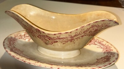 antke Saucière aus französischer Produktion (Creil et Montereau)