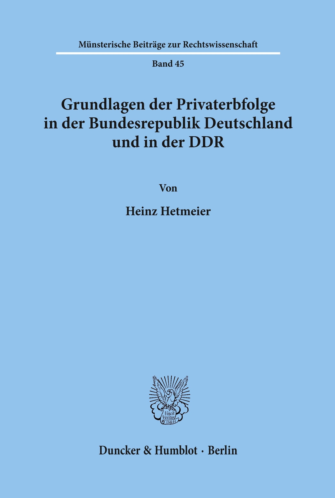 Gundlagen Der Privaterbfolge In Der Bundesrepublik Deutschland Und In