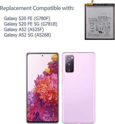 Akku Accu Für Samsung Galaxy S20 FE 5G SM-G781B SM-G781U SM-G781W EB-BG781ABY - Zdjęcie 4 z 7