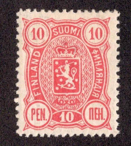 ID9922 OAS-CNY FINLAND SCOTT 10 VF $45