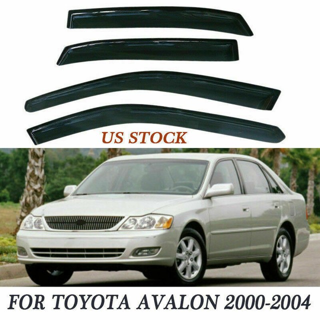 4Pcs Smoke Window Visor Rain Guard Sun Shade Deflector For Toyota
