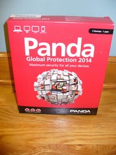 Panda Global Protection - 3 Devices / 1 Year  -  CD in Box  -  US Seller