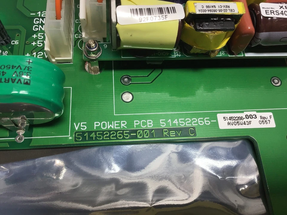 Fuente de alimentación PCB Honeywell 51452266-003 - 51452265-001 Rev F - Rev C V5 Foto 3 de 4