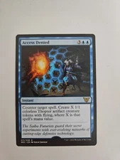 1x MISPRINT Access Denied - MTG NEC (011/038) - Missing Holo Stamp
