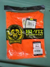 OccuNomix Lux Hi-Vis Workwear Orange T-Shirt with Pocket Size XL -Type R Class 2