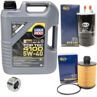 5L ÖL Set Inspektion Kraftstoff ÖLfilter ÖLschraube FüR Fiat Panda Ford KA 1.3