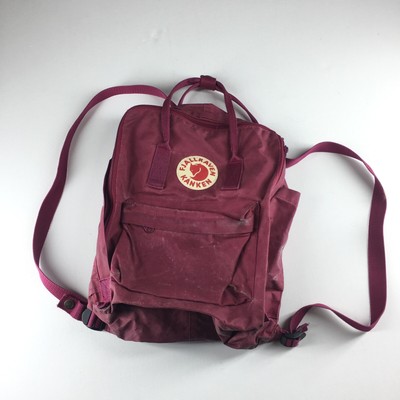 kanken backpack burgundy