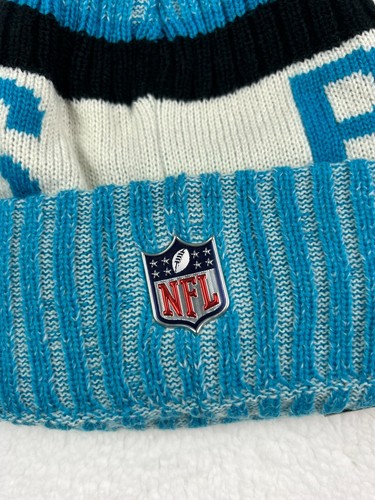  New Era NFL Carolina Panthers 2017 Sideline Official Sports Knit Hat Beanie - Picture 5 of 9