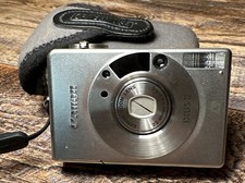 Canon IXUS II 3.2MP Retro Vintage Compact Digital Film Camera Metal Body Silver