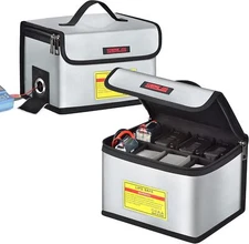 Portable Lipo Battery Safe Storage Bag Fireproof Explosion-Proof Bags Pouch  Bag